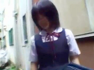 Japanese Naive Bicyclist teen gets Double XXX Penetrated in Alley by Rough Guys in Tokyo