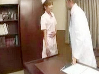 Doctor appreciates head-over-heels Naughty Nurse in taxing Tokyo, lustful Nippon tryst