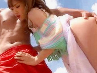 Fucking a Hot Nippon Babe on a Tropical Island Beach