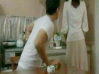 Nippon Housewife Conquers Neighbor's Cock in Kitchen Porn, Tokyo XXX