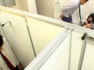 Sex with Nippon Schoolgirl during Molestation in the Toilet leads to Hot XXX with Classmate