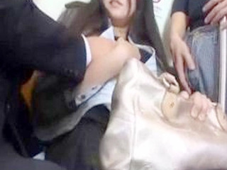 Busty Nippon Beauty Unveiled on Grueling Tokyo Commute