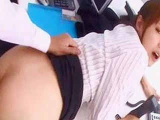 Boss's Nasty Affair with Hot Asian Secretary on the Phone, Full of XXX Action!